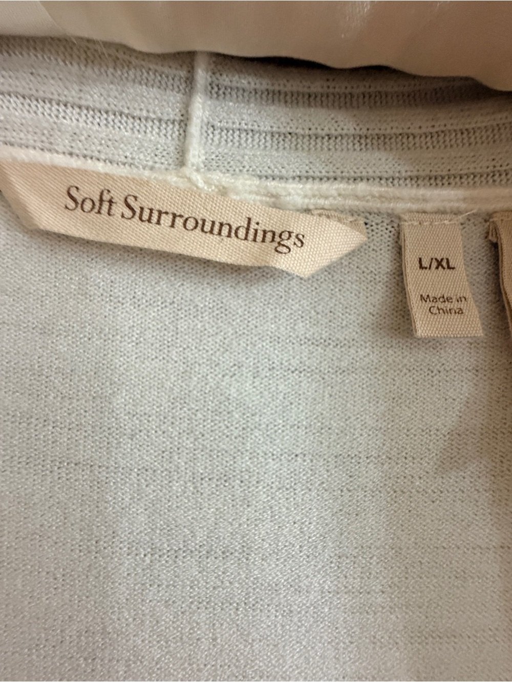 Soft Surroundings Draped Ruffle
Open Front Cardigan kimono
sleeves sz Exlg NWOT - Picture 4 of 10